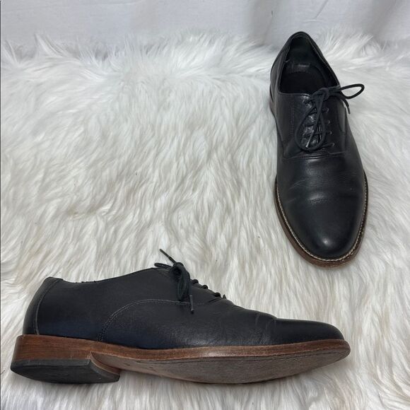 Nisolo Men\'s Classic Everyday Black Leather Oxfords‎ Sz 9.5 main image 7